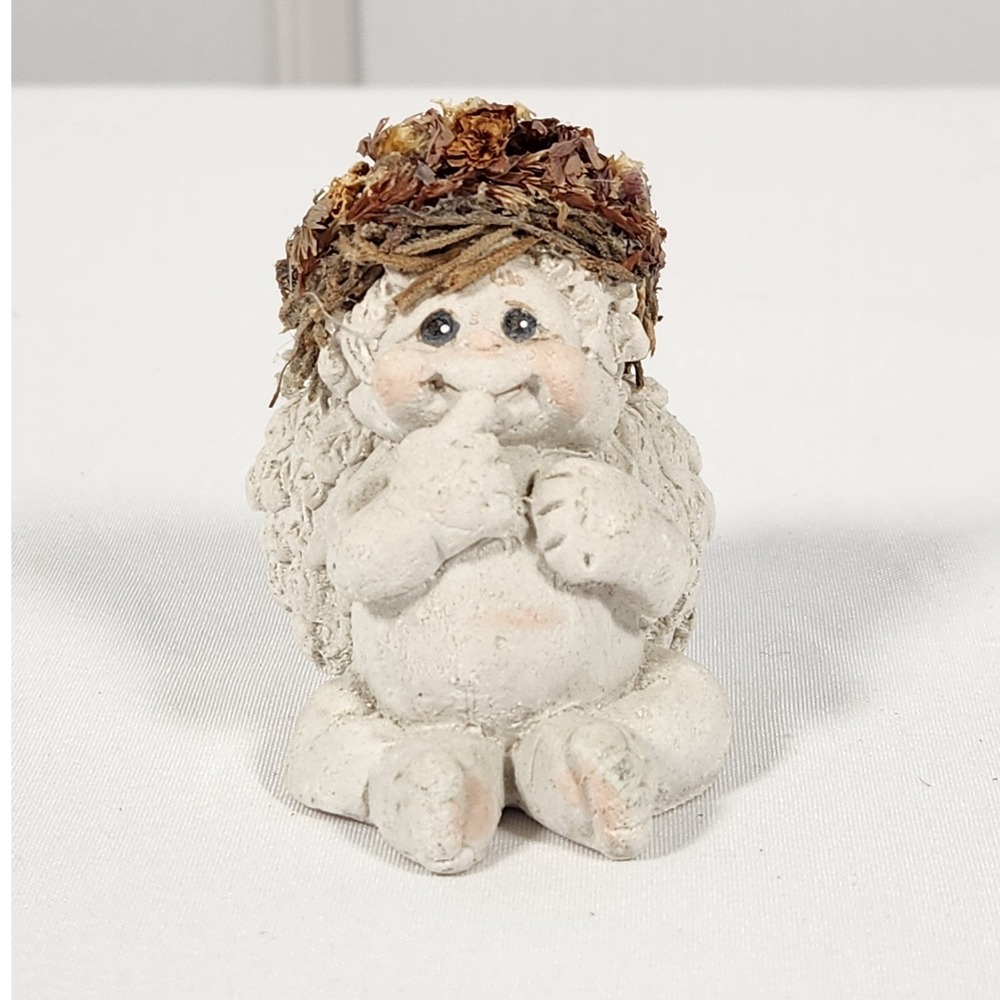 VTG 1999 Dreamsicles Angel‎ Cherub Thinking with Finger on His Mouth Figure 2.5"